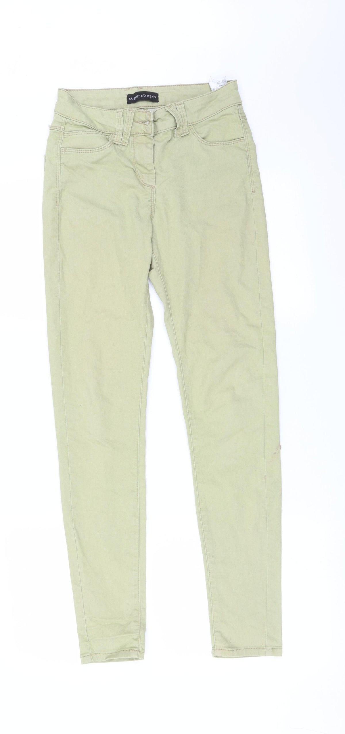 Marks & Spencer Womens Green   Skinny Jeans Size 6 L28 in