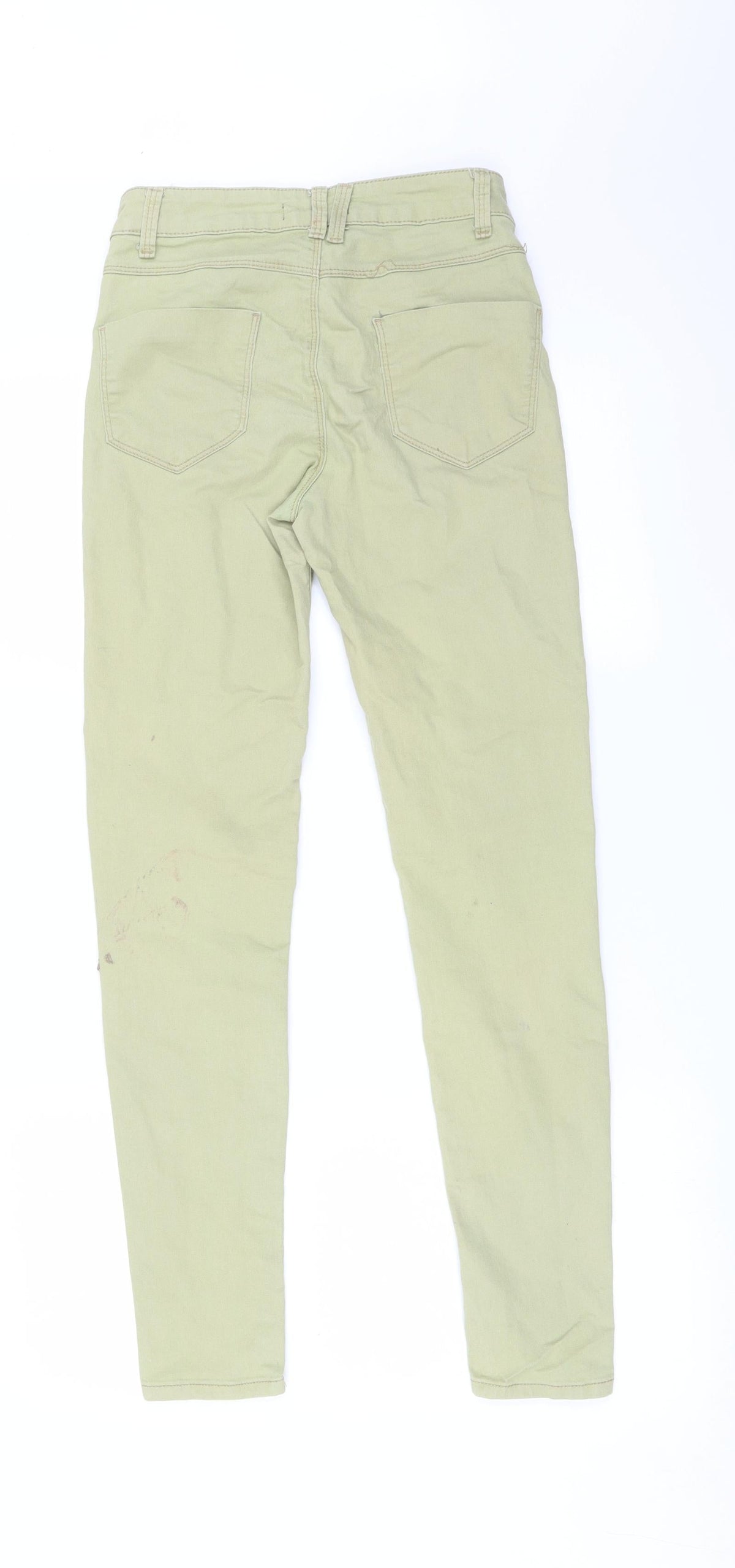 Marks & Spencer Womens Green   Skinny Jeans Size 6 L28 in