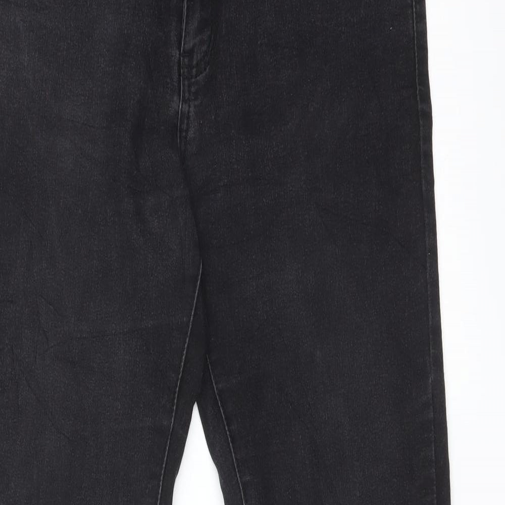 Preworn Womens Black   Straight Jeans Size 28 L31 in
