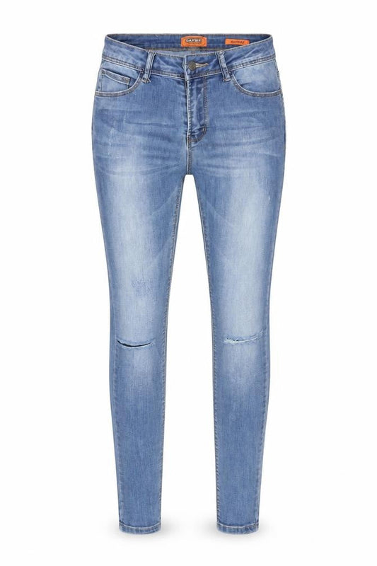 DAYSIE Womens Blue   Skinny Jeans Size 6 L27 in
