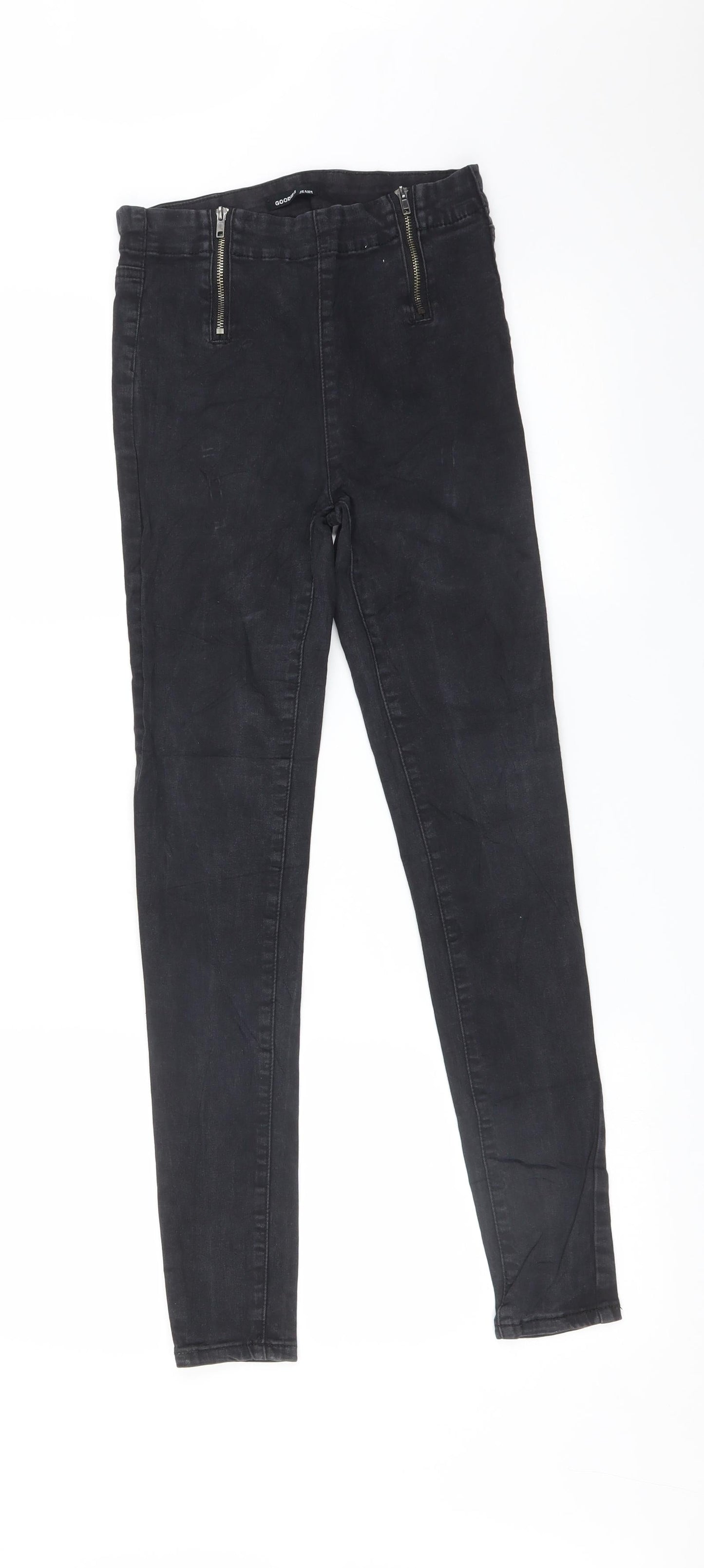 GOODIES Womens Black   Skinny Jeans Size 10 L27 in