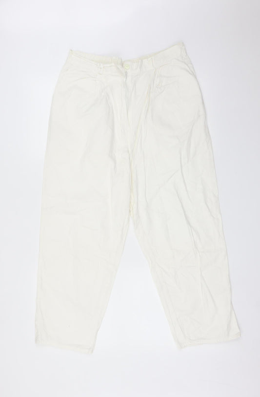 LEIBER Womens White   Trousers  Size 16 L23 in