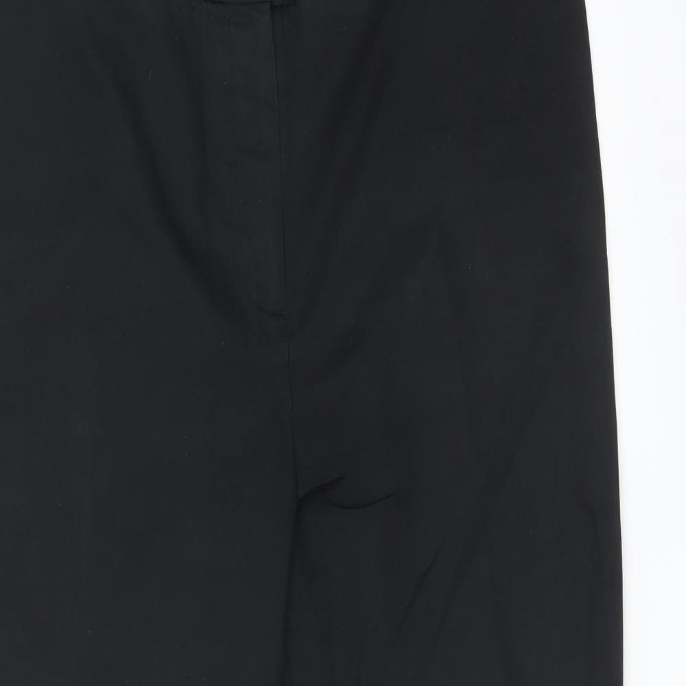 M&S Womens Black   Trousers  Size 16 L24 in