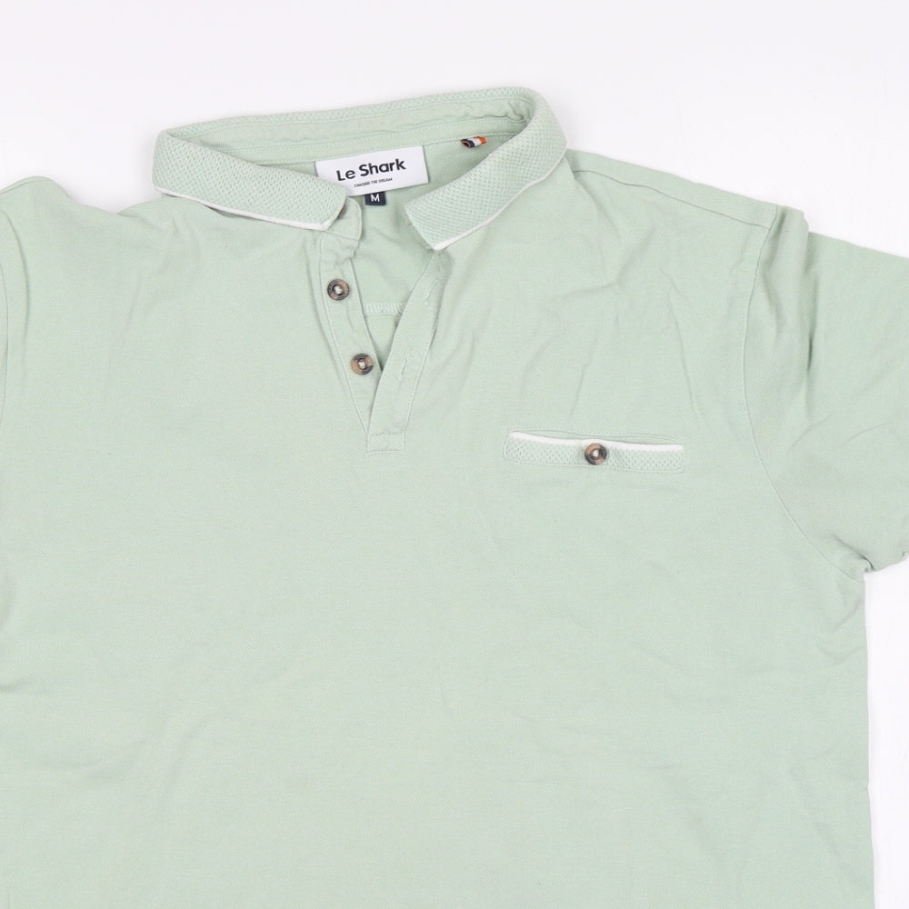 Le Shark Womens Green   Basic Polo Size M