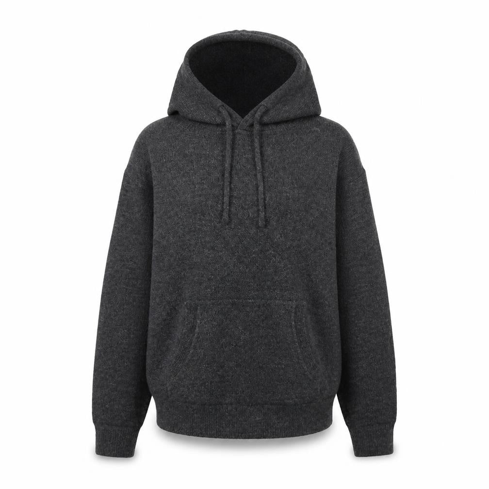 Prewron Womens Grey   Pullover Hoodie Size M