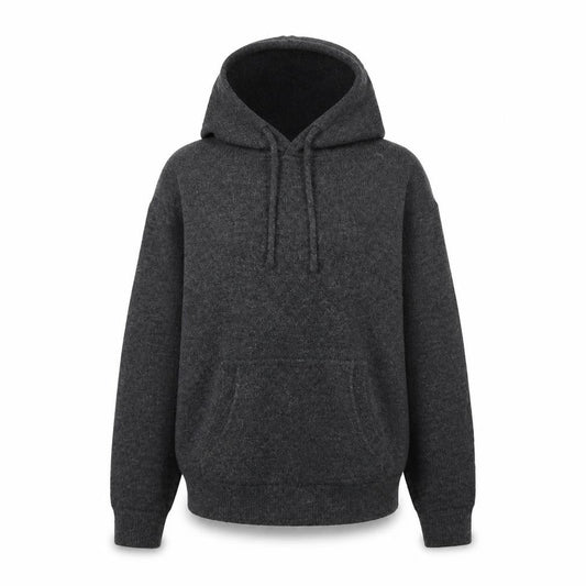 Womens Grey   Pullover Hoodie Size M
