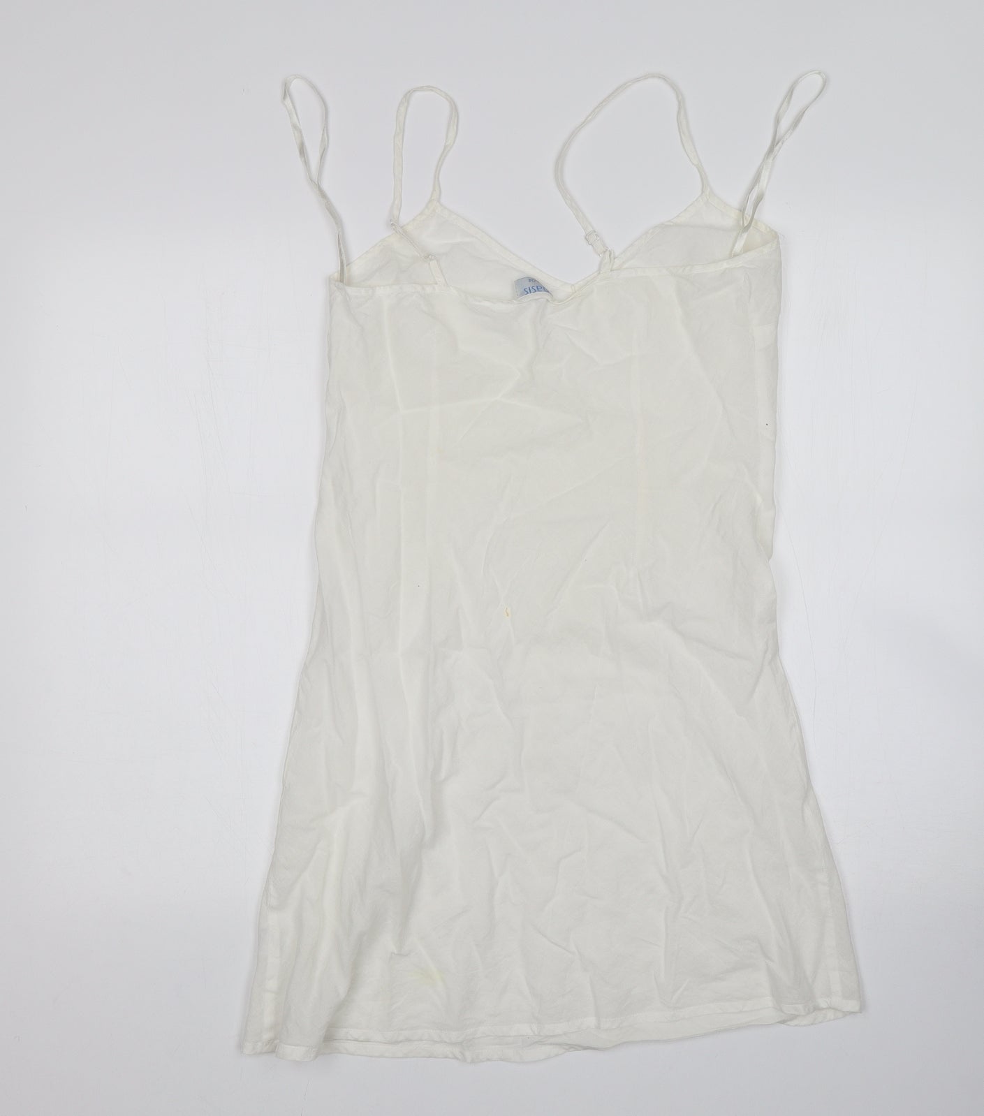 Oasis Womens White   Basic Tank Size 8