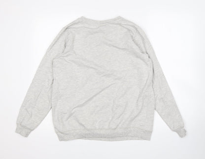 ASOS Womens Grey   Pullover Sweatshirt Size 8