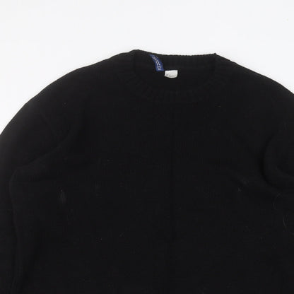 H&M Womens Black   Pullover Jumper Size S