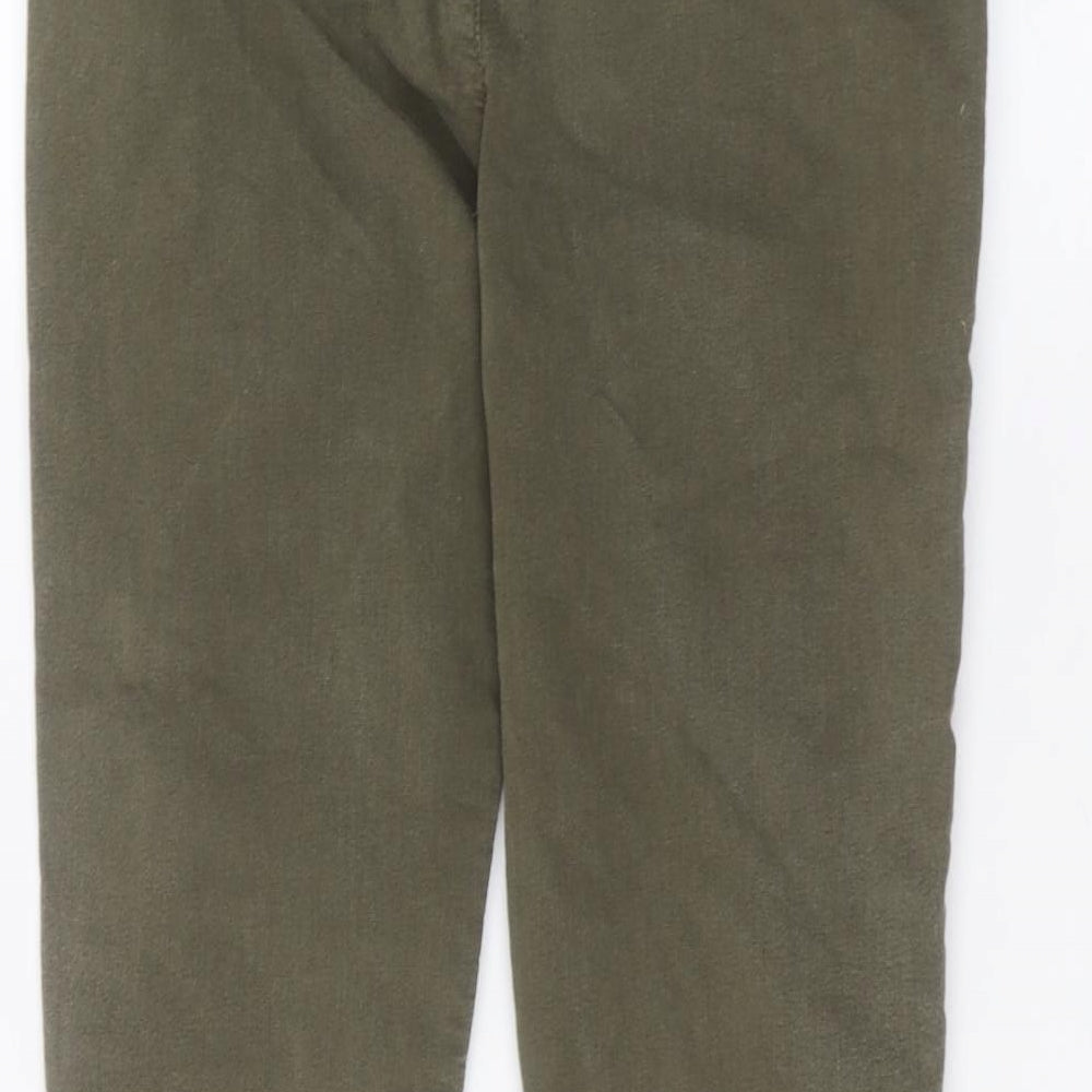 Miss Selfridge Womens Green   Skinny Jeans Size 10 L27 in
