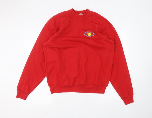 Screen Stars Womens Red   Pullover Jumper Size XL