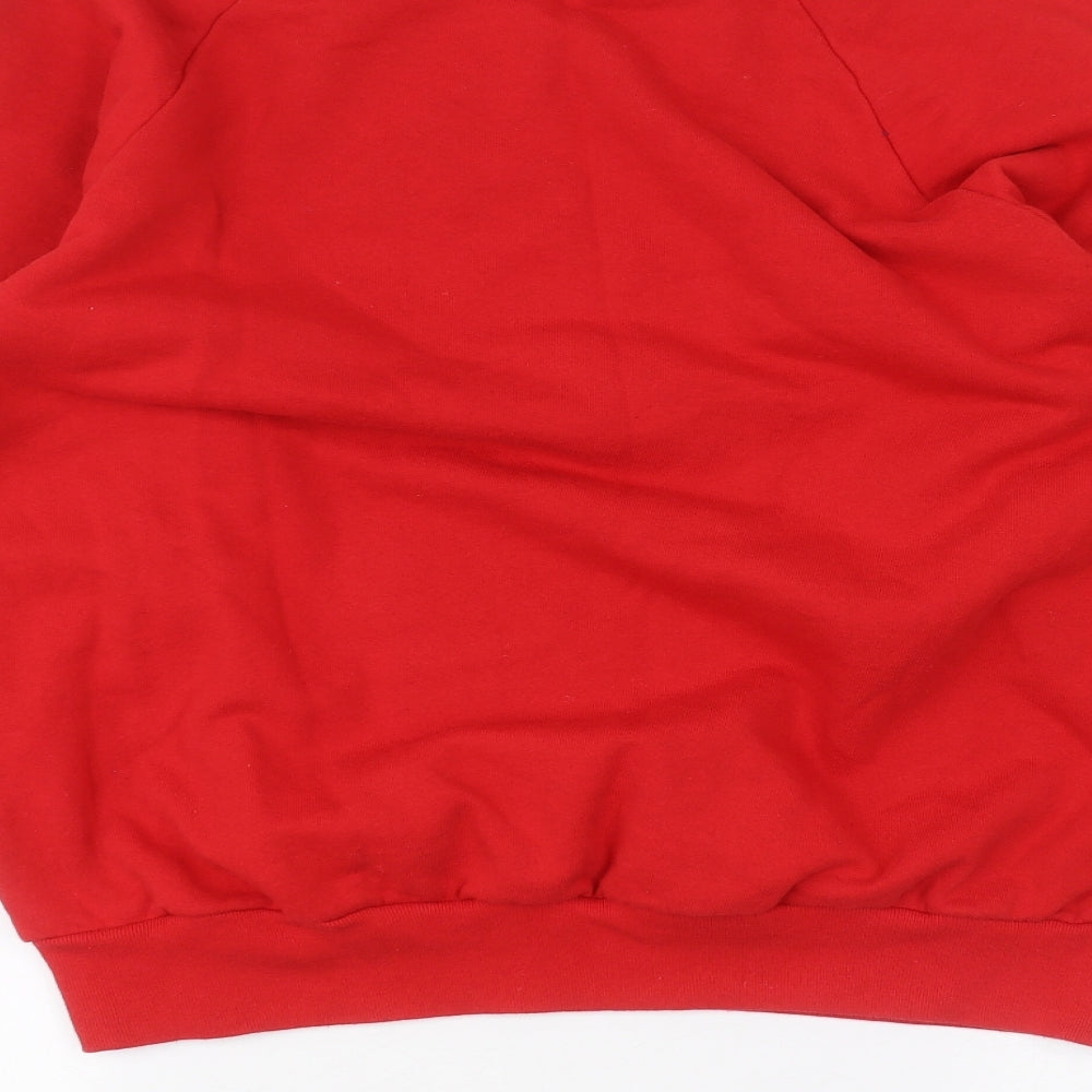 Screen Stars Womens Red   Pullover Jumper Size XL