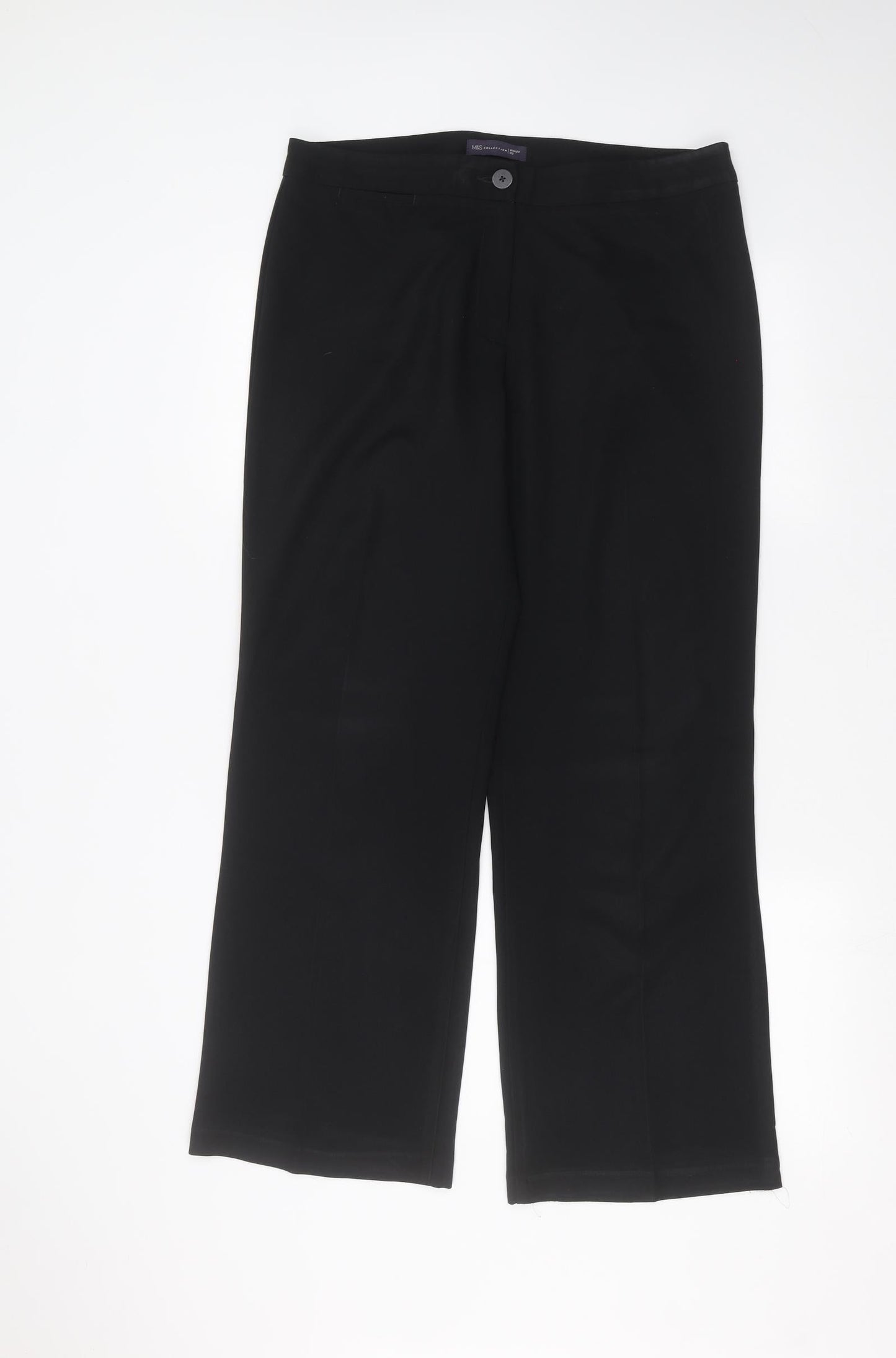 Marks and Spencer Womens Black   Trousers  Size 36 in L30 in