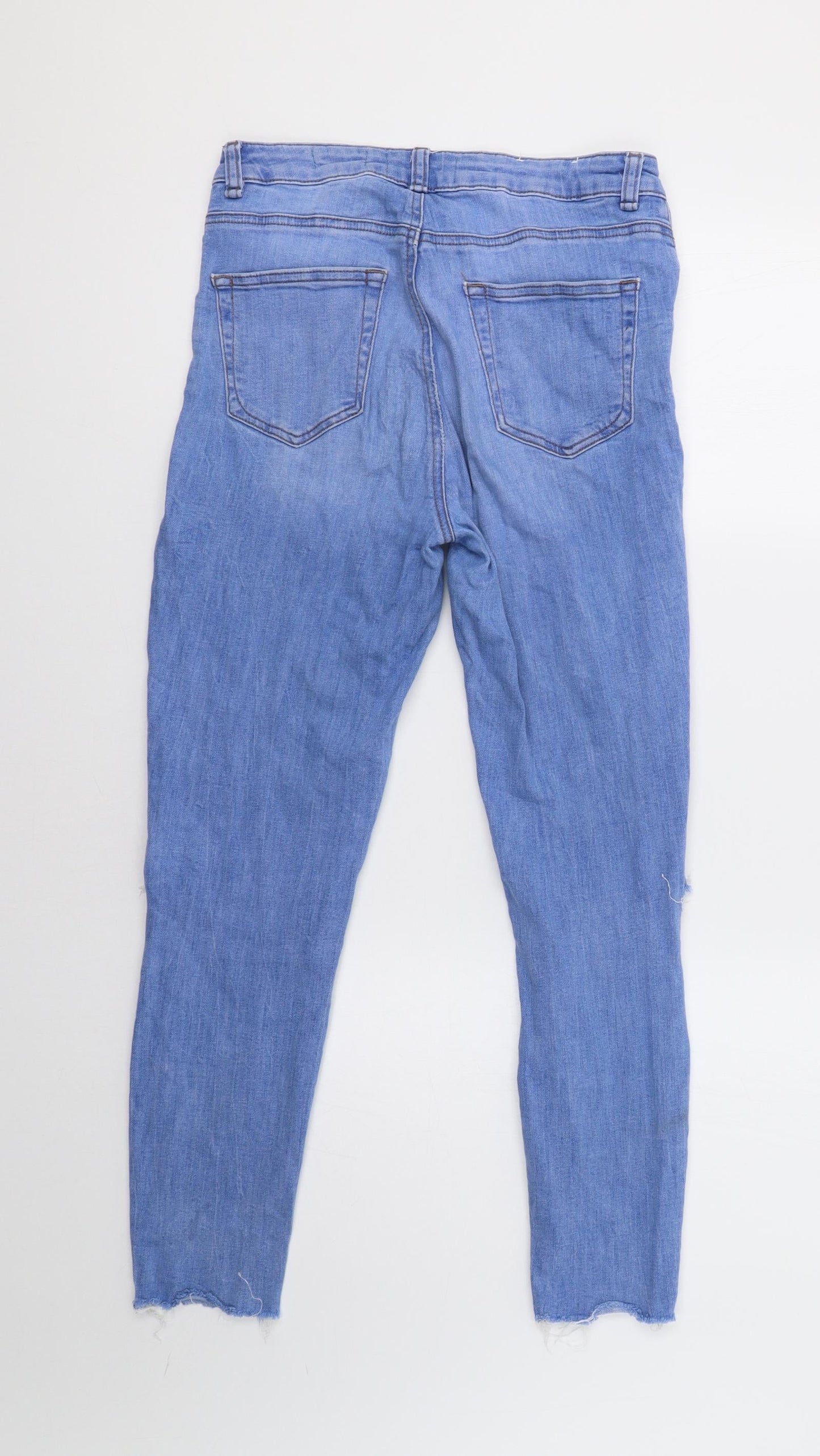 New Look Womens Blue   Skinny Jeans Size 10 L26 in