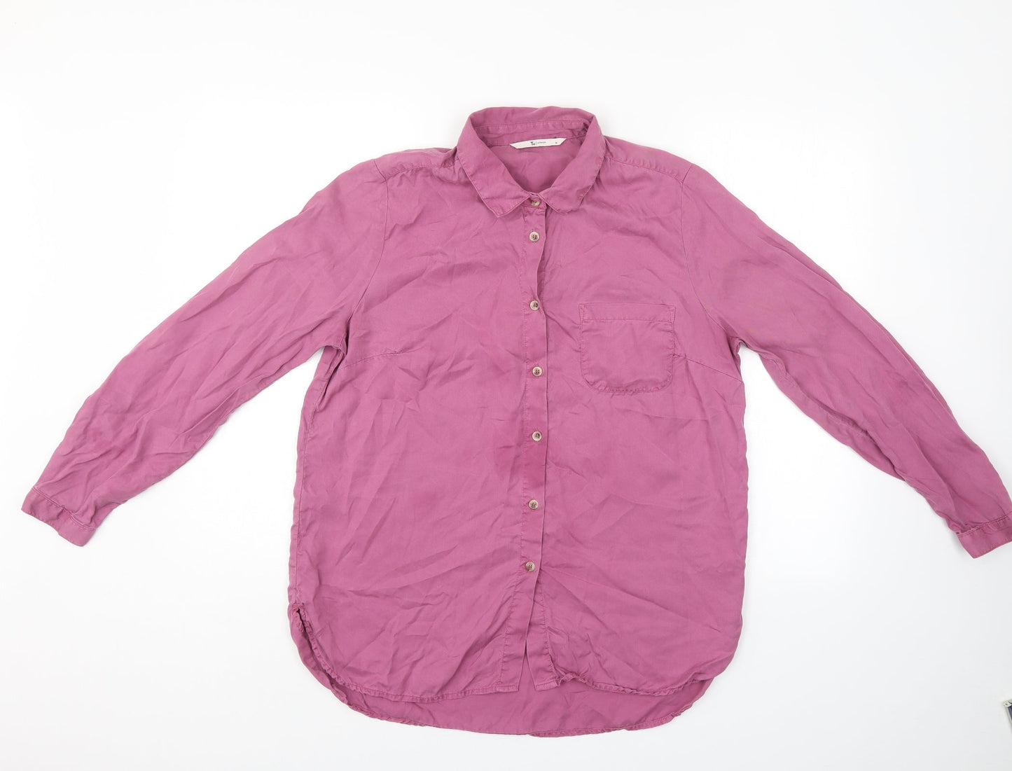 TU Womens Purple   Basic Button-Up Size 14