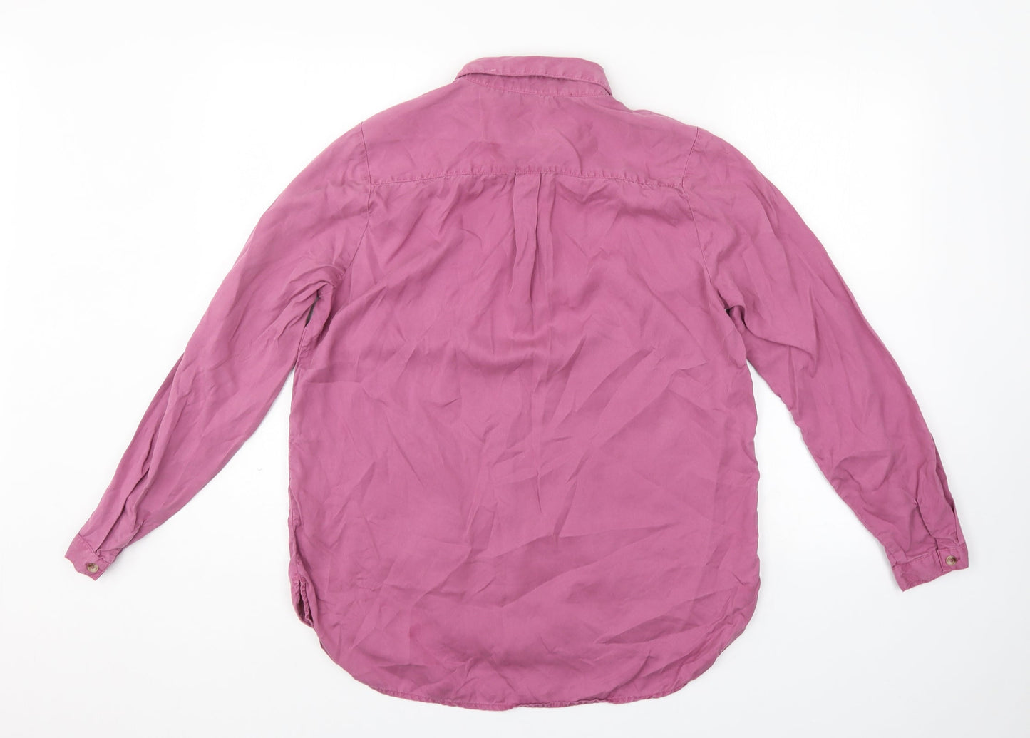 TU Womens Purple   Basic Button-Up Size 14