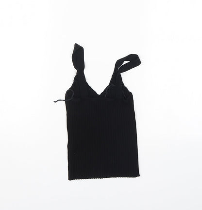 Preloved Oysho Womens Black   Basic Tank Size XS - Back