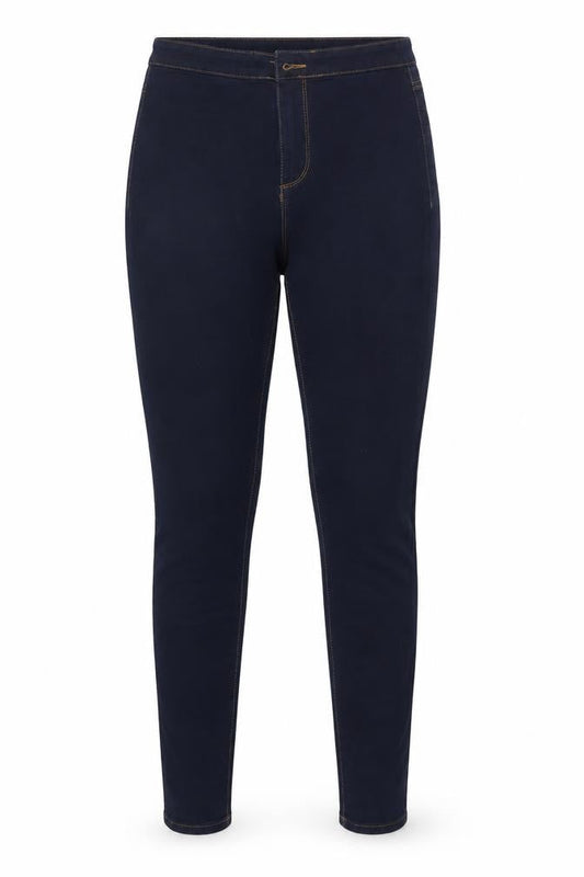Denim & Co. Womens Blue  Denim Tapered Jeans Size 10 L30 in