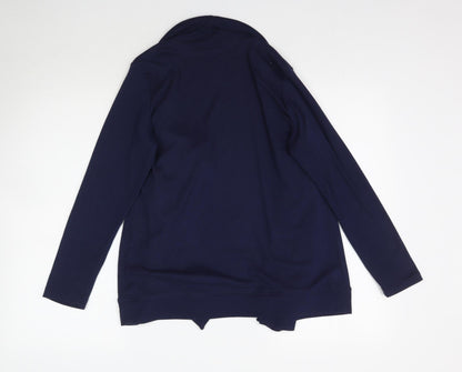 Bonmarché Womens Blue Cardigan Jumper Size 12