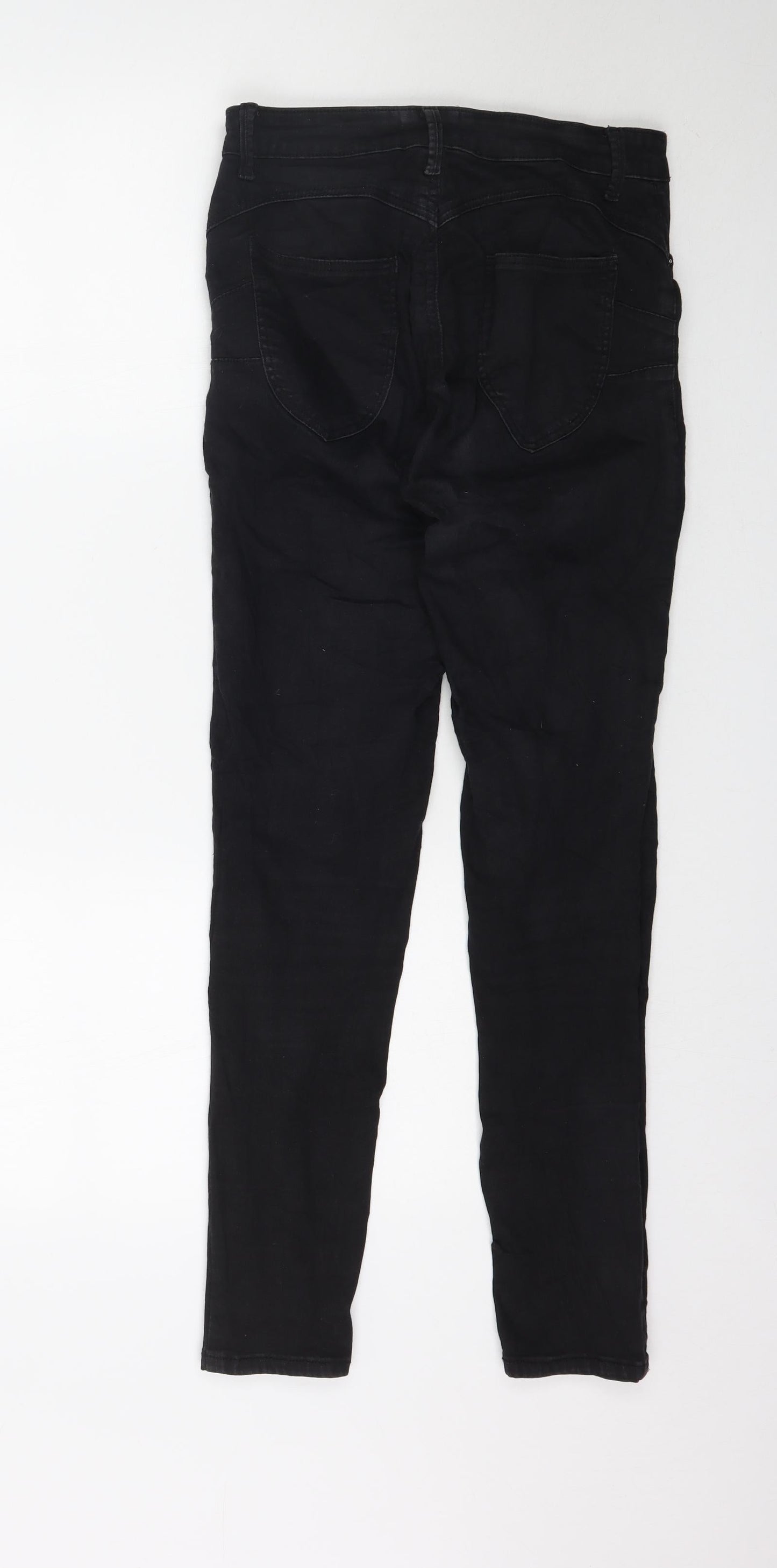 TALLY WEiJL Womens Black  Denim Skinny Jeans Size 12 L29 in