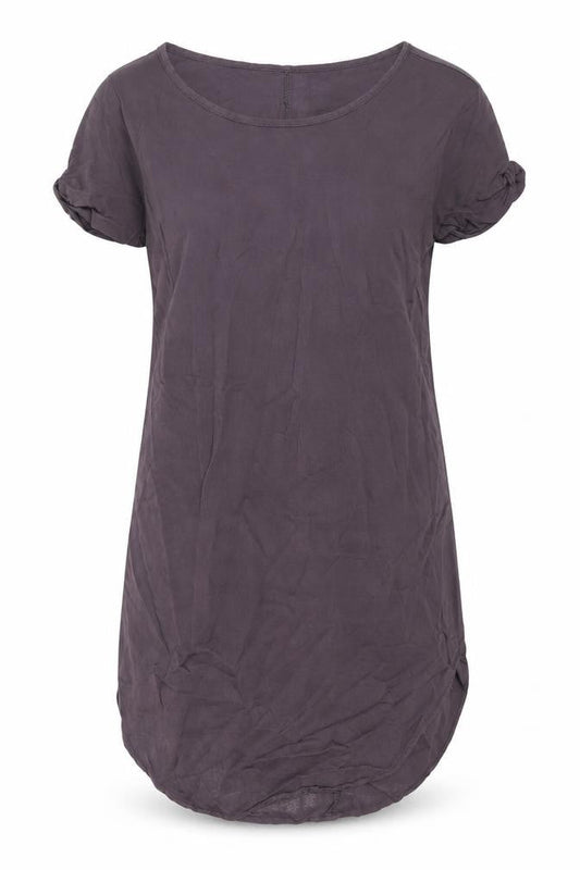 H&M Womens Purple   T-Shirt Dress  Size 8  - Short Dress / Long top