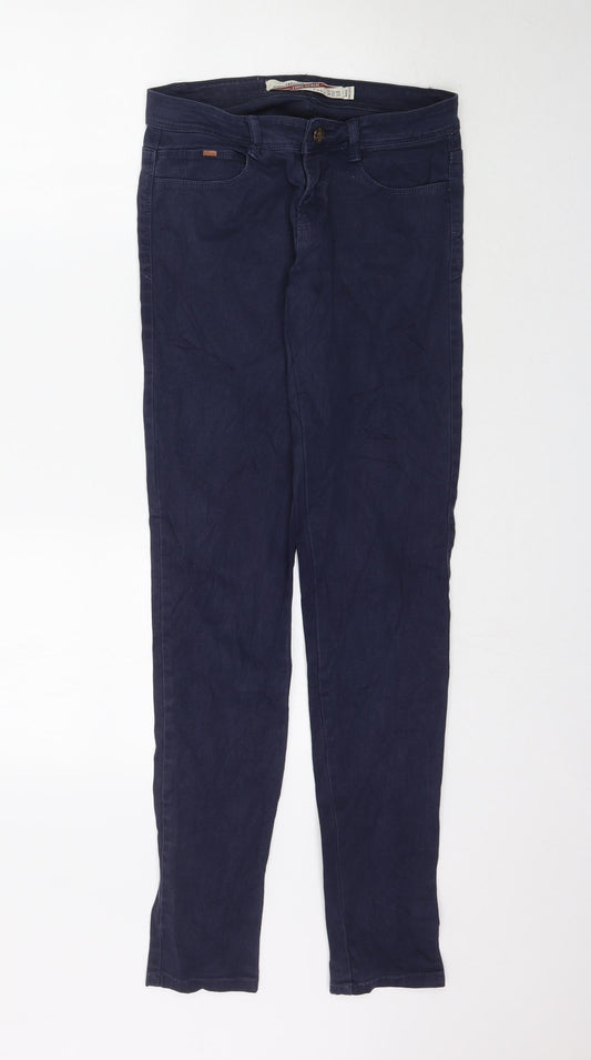 Zara Womens Blue  Denim Skinny Jeans Size 6 L33 in