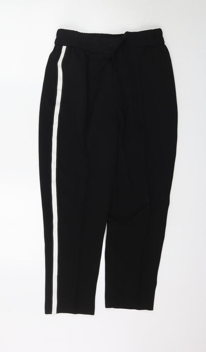 Papaya Womens Black   Trousers  Size 12 L25 in