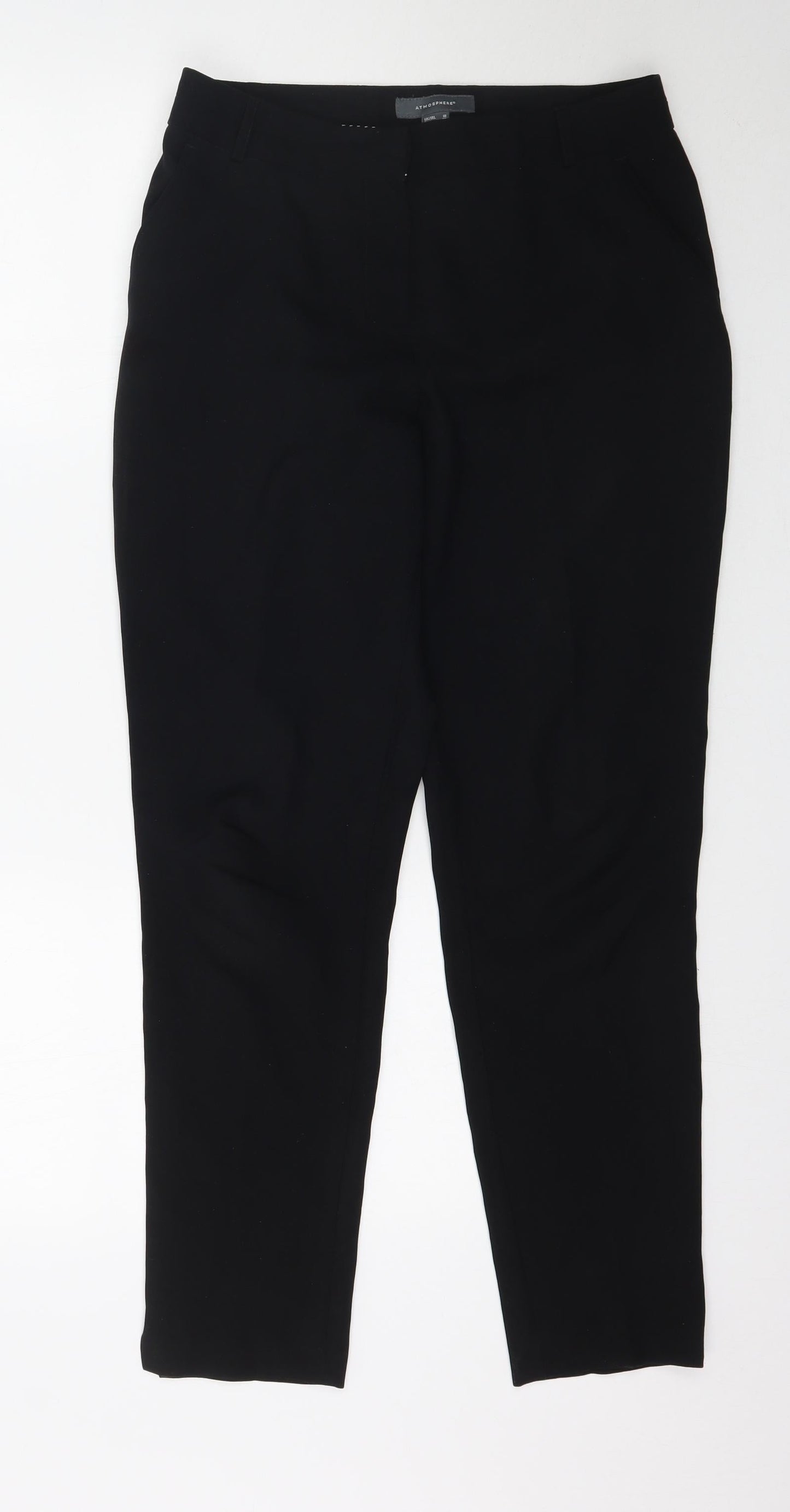 Atmosphere Womens Black   Trousers  Size 10 L29 in