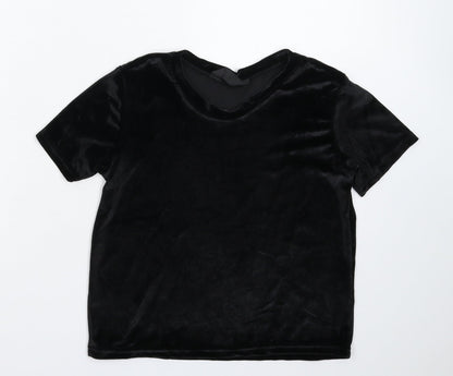 MRT Womens Black   Basic T-Shirt Size 6