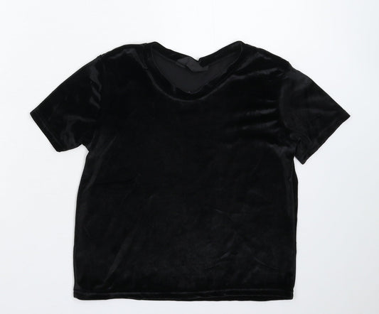 MRT Womens Black   Basic T-Shirt Size 6