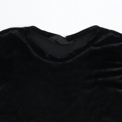 MRT Womens Black   Basic T-Shirt Size 6