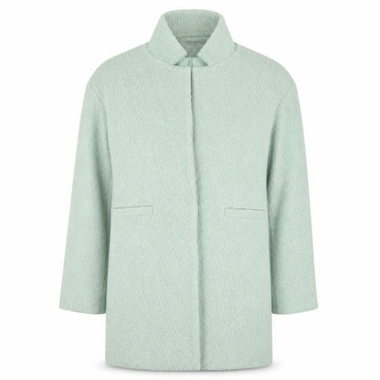 Sheinside Womens Green   Pea Coat Coat Size M