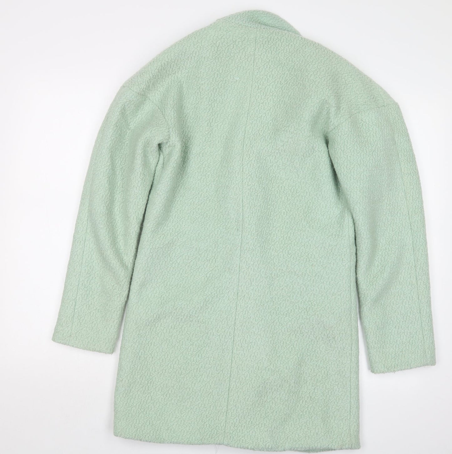 Sheinside Womens Green   Pea Coat Coat Size M