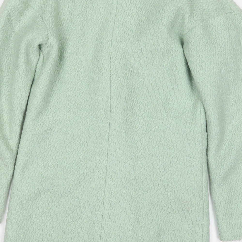 Sheinside Womens Green   Pea Coat Coat Size M