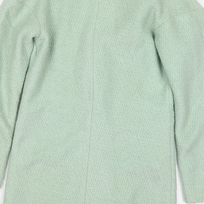 Sheinside Womens Green   Pea Coat Coat Size M