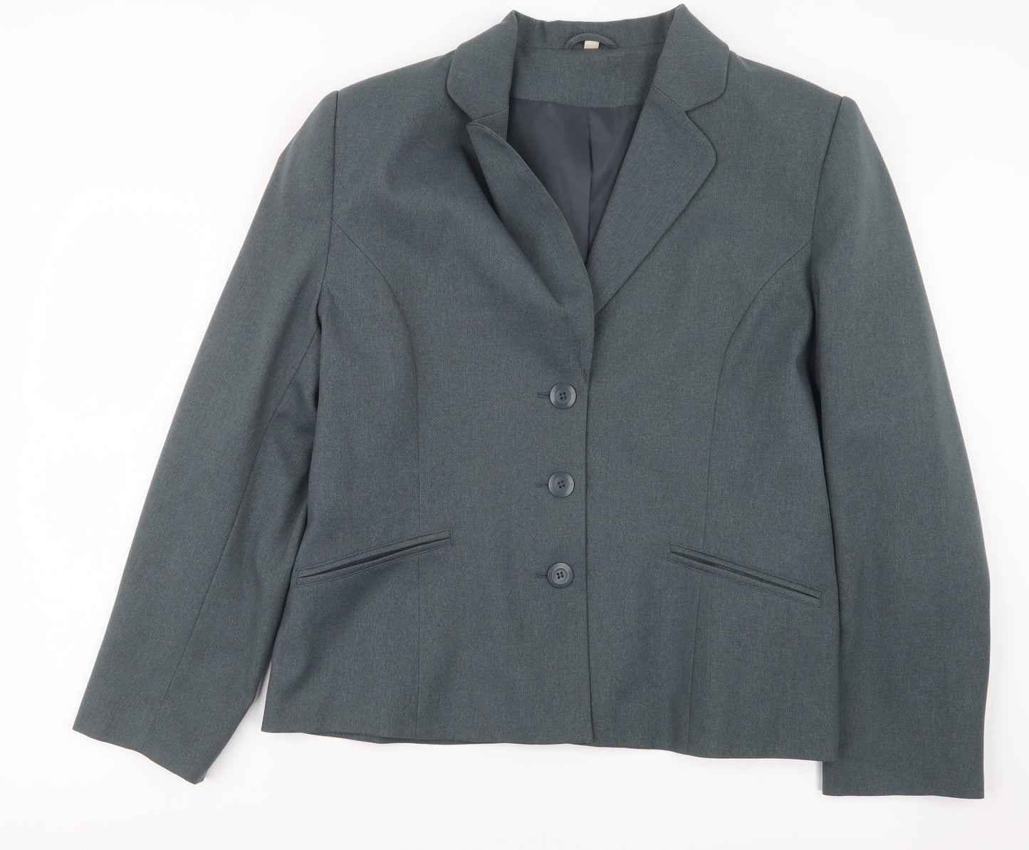 EWM Womens Grey   Jacket Blazer Size 16
