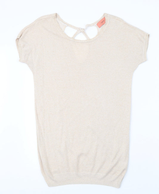 NEXT Womens Pink  Knit Pullover Jumper Size 6