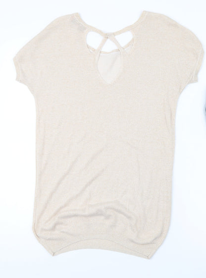 Next Womens Pink  Knit Pullover Jumper Size 6