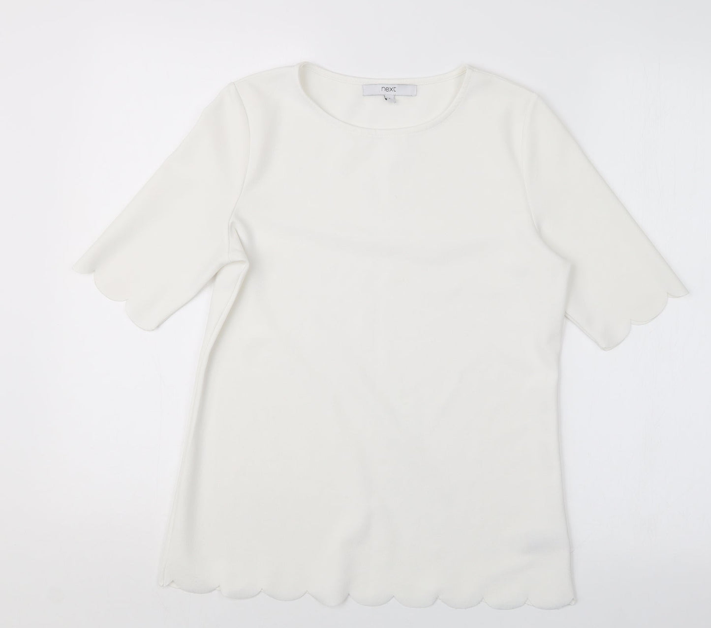 NEXT Womens White   Basic Blouse Size 6