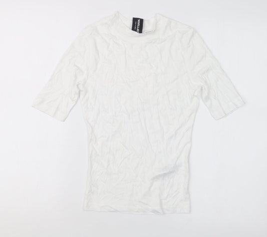 COLLUSION Womens White   Basic T-Shirt Size 8