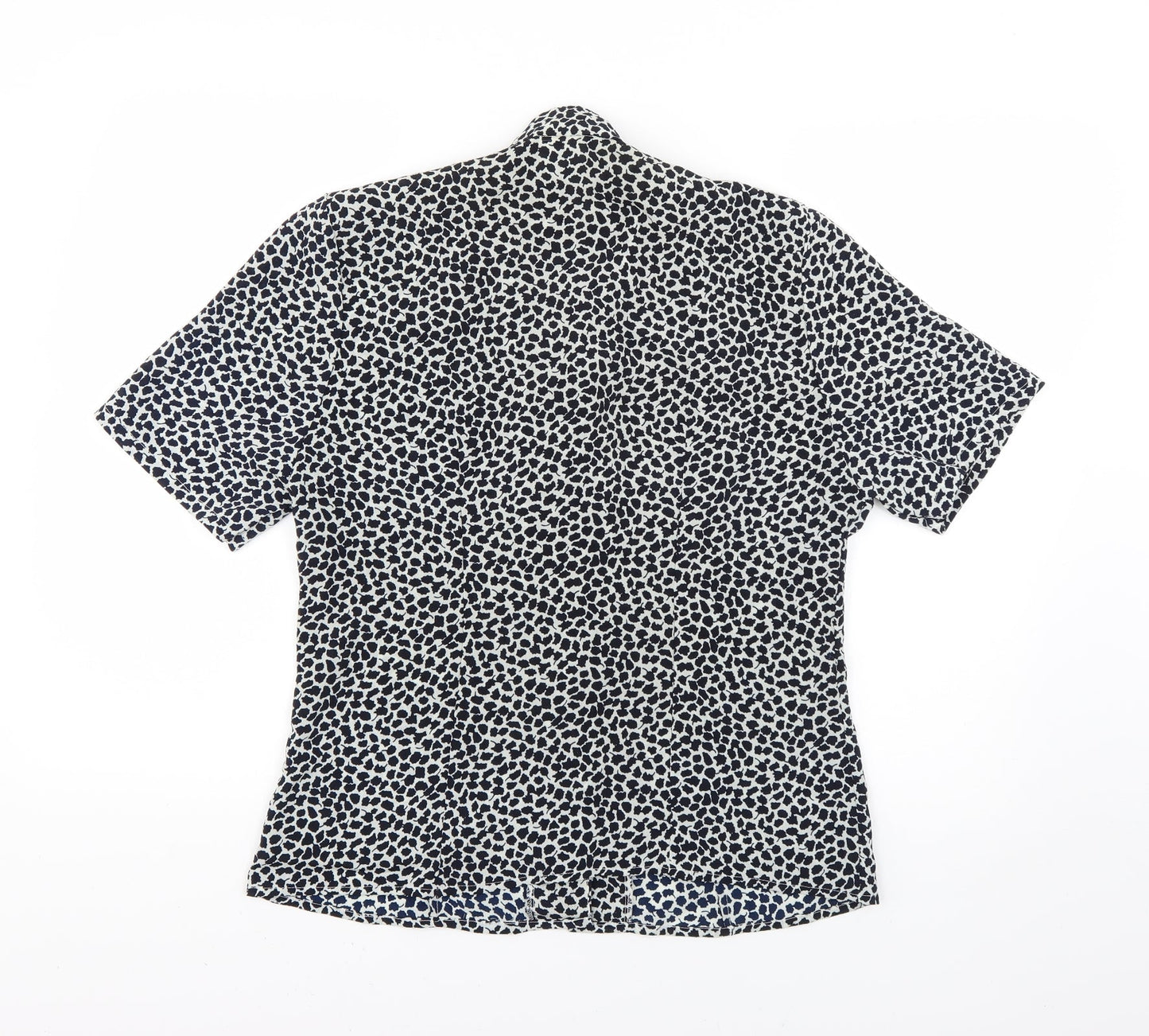 fable Womens Multicoloured Geometric  Basic Button-Up Size 14