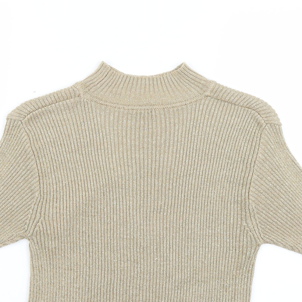 Preworn Womens Gold   Pullover Jumper Size XL