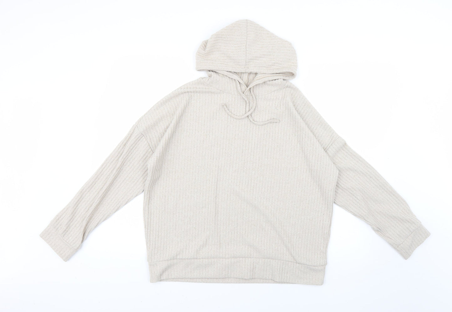 jeff & co Womens Beige   Pullover Hoodie Size 14