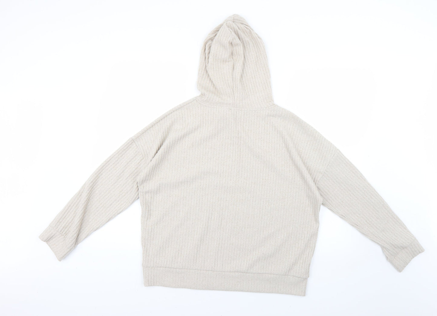 jeff & co Womens Beige   Pullover Hoodie Size 14