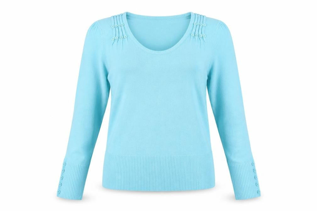 alexara Womens Blue   Pullover Jumper Size S