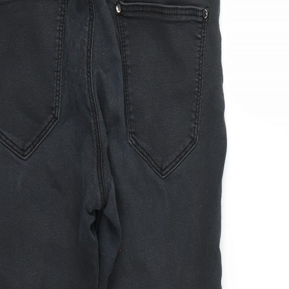 Miss Selfridge Womens Black   Skinny Jeans Size 8 L25 in