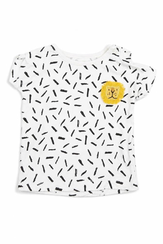 Fred & Floe Boys White   Basic T-Shirt Size 0-3 Months