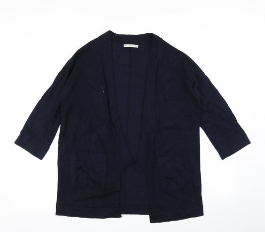 Zara Womens Blue  Knit Cardigan Jumper Size S