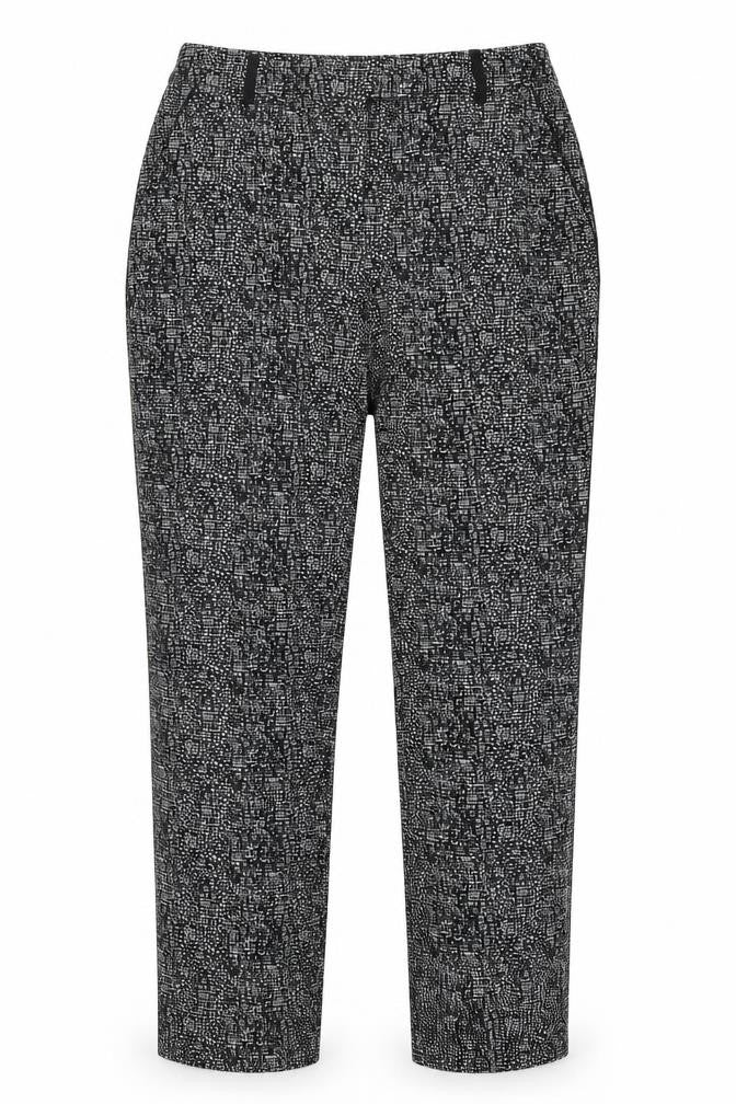 Tu Womens Black Check  Dress Pants Trousers Size 12 L29 in