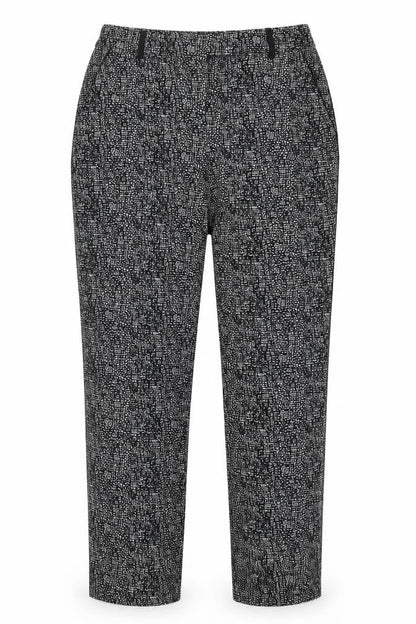 Tu Womens Black Check  Dress Pants Trousers Size 12 L29 in